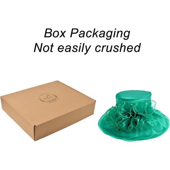 Derby Hats for Women, Classy Organza Sun Hat, Green